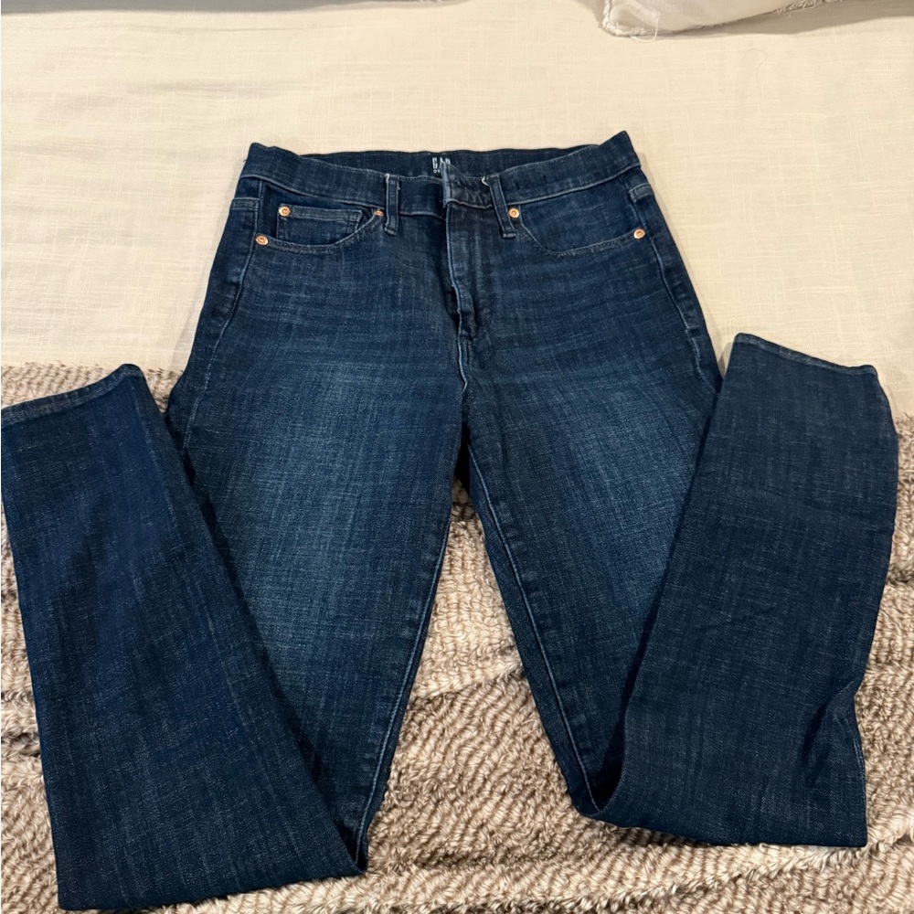 GAP Women's Dark Blue Skinny Jeans